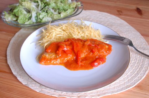 Receta de palometa con salsa de tomate